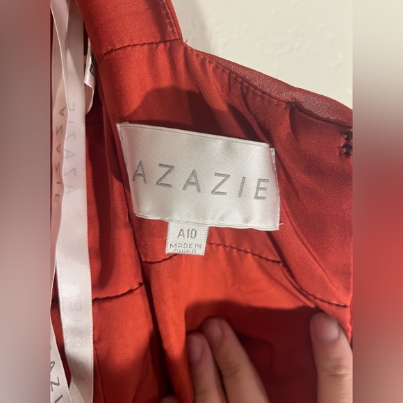 Azazie Red Maxi Dress - Picture 8 of 8